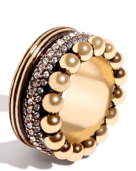Demarson Gold Pearl Pia Ring