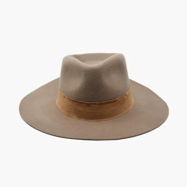 Wyeth Dylan Taupe Brown Fedora Hat