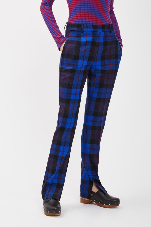 ottod'Ame Plaid Wool Trousers