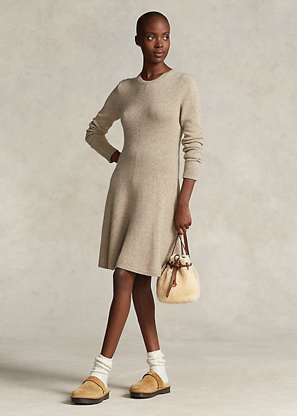 Polo Ralph Lauren Cashmere Fit-and-Flare Dress