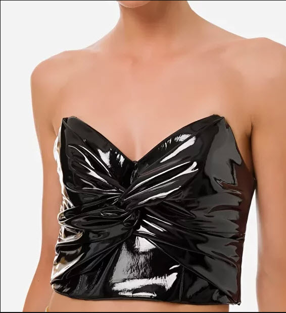 Patent Leather Bustier