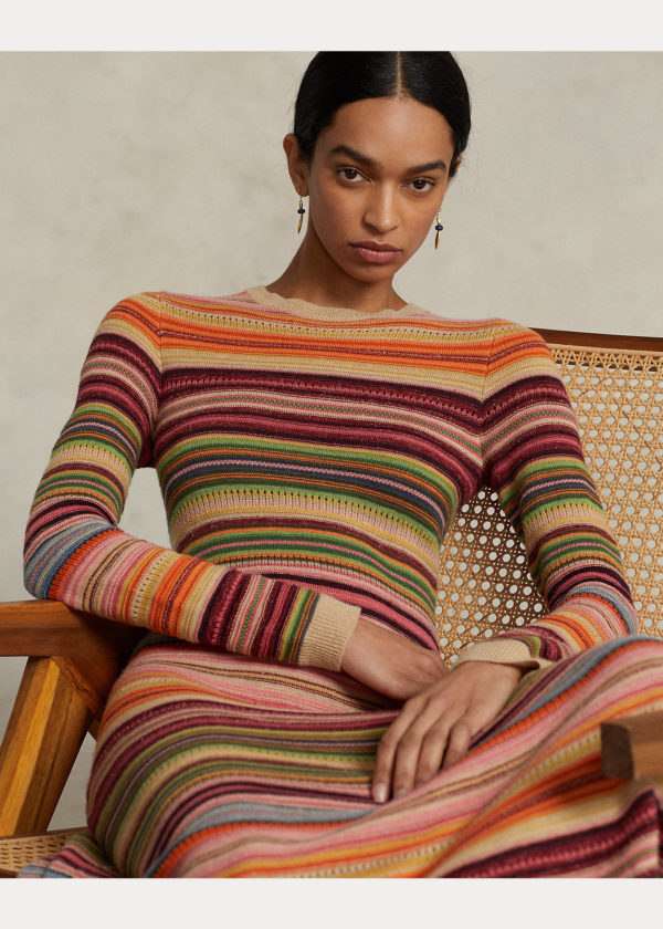 Polo by Ralph Lauren Multi-Stripe Sweater Dress