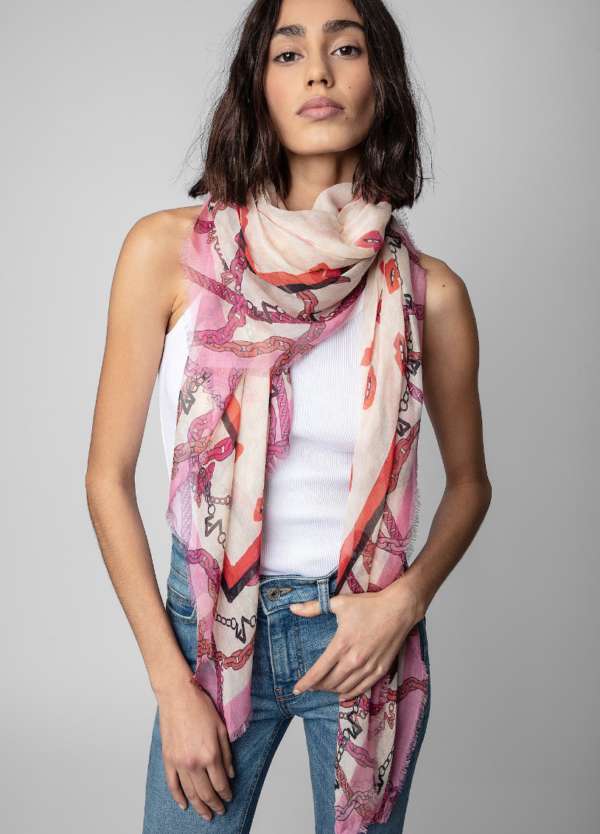Zadig & Voltaire Kerry Kiss Scarf