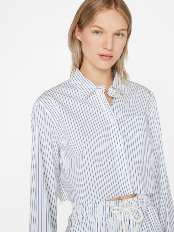 Frame Cropped Wide Sleeve Shirt