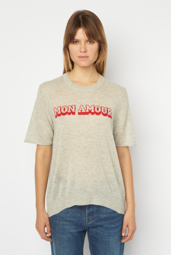 Zadig & Voltaire Ida T-Shirt Sweater Mon Amour