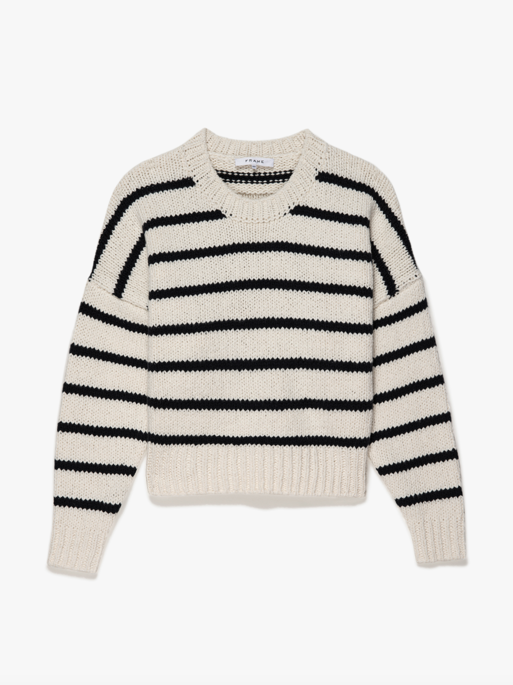 Frame Oversized Crop Sweater - Garbarini