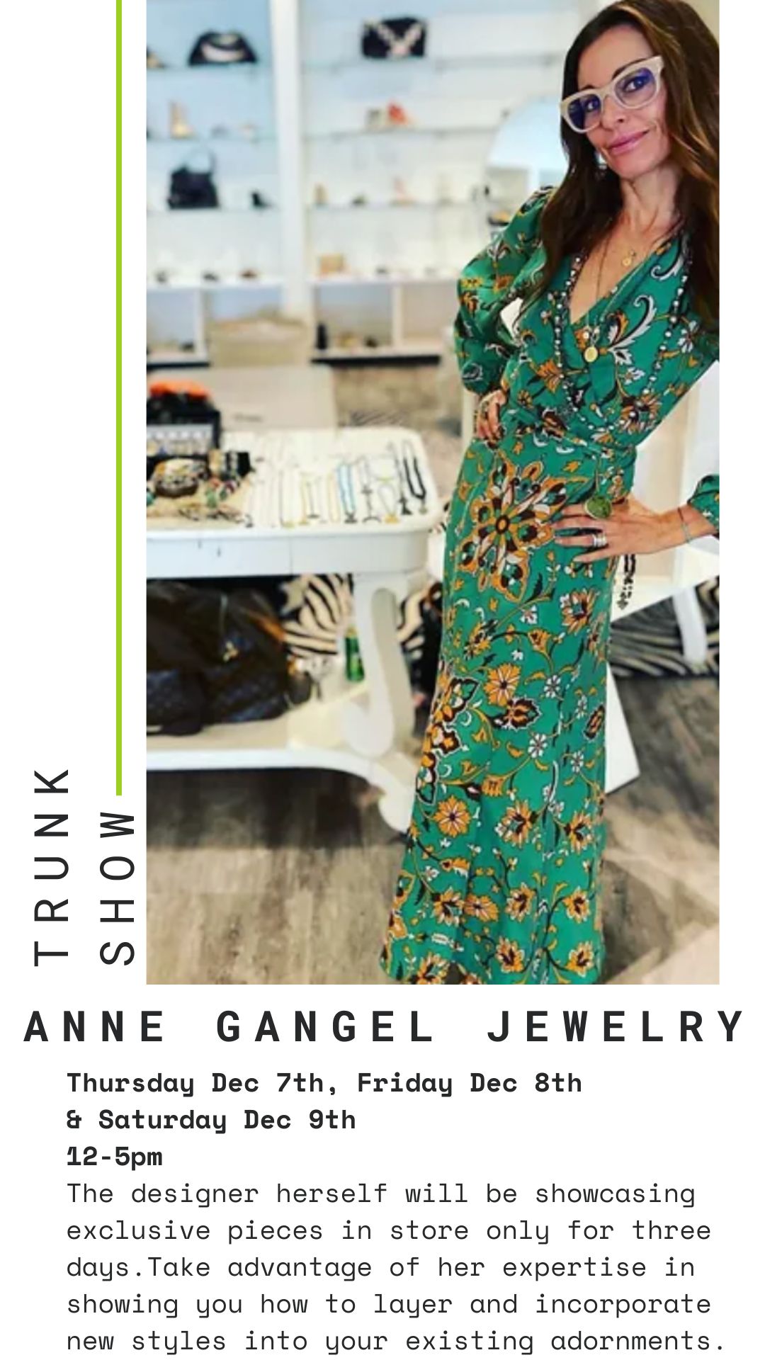 Anne Gangel Trunk Show