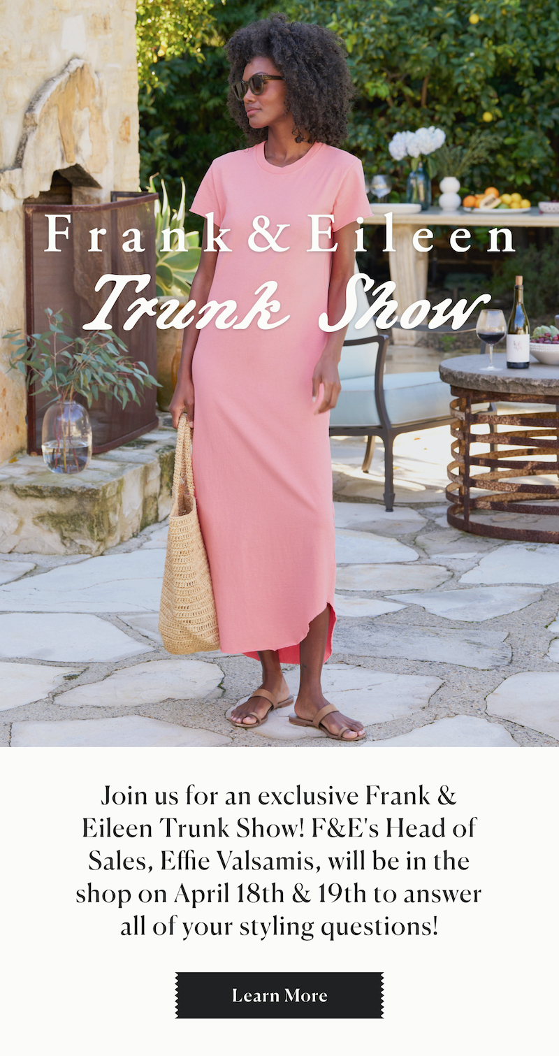 Frank and Eileen Trunk Show at Garbarini